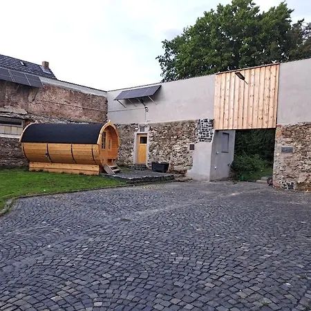 Ferienwohnung Tiny House Mit Wohnfass Diez Exterior foto